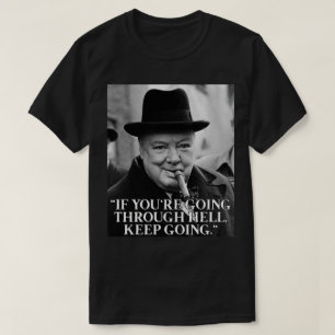 Winston Churchill Citaat T-shirt