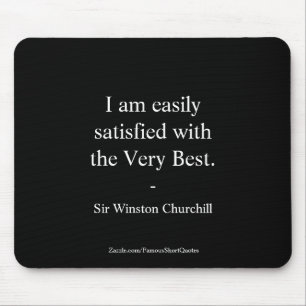 Winston Churchill Citaat; Zeer beste Muismat