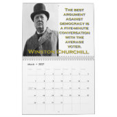 Winston Churchill citaten Kalender (Mar 2027)