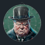 Winston Churchill Dartboard Dartbord<br><div class="desc">Introductie van ons hoogwaardige dart board, ontworpen om uren entertainment te bieden voor spelers van alle vaardigheidsniveaus. Ons dartbord is gemaakt met hoogwaardige materialen om duurzaamheid en een lange levensduur te garanderen, zodat je kunt genieten van talloze games met je vrienden en familie. Het bord is voorzien van een satirisch...</div>