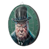 Winston Churchill Dartboard Dartbord (Voorkant Rechts)