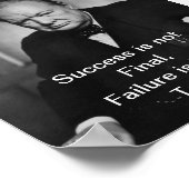 Winston Churchill - Desk Poster - Succes (Hoek)