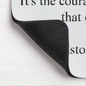 Winston Churchill: Een minimalistisch succes Muismat (Hoek)