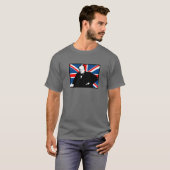 Winston Churchill en Union Jack T-shirt (Voorkant volledig)