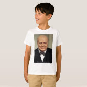 Winston Churchill Falen Wisdom Quote Gifts T-shirt (Voorkant volledig)