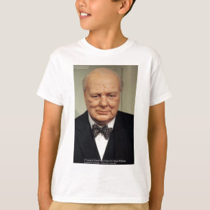 Winston Churchill Falen Wisdom Quote Gifts T-shirt