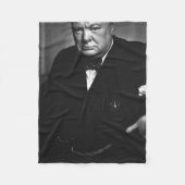 Winston Churchill Fleece Deken (Voorkant)