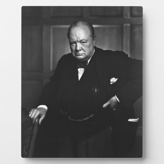 Winston Churchill Fotoplaat (Voorkant)