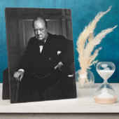 Winston Churchill Fotoplaat (Zijkant)