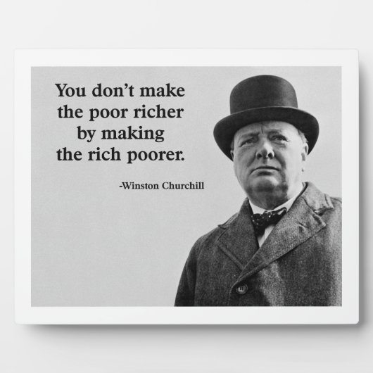 Winston Churchill Fotoplaat (Voorkant)