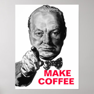 Winston Churchill Gepersonaliseerd Poster