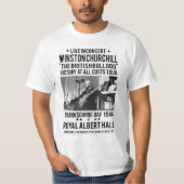 WINSTON CHURCHILL Gig Poster T-shirt (Voorkant)