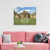 Winston Churchill: Het allerbeste, Blenheim Canvas Afdruk (Insitu (Woonkamer))
