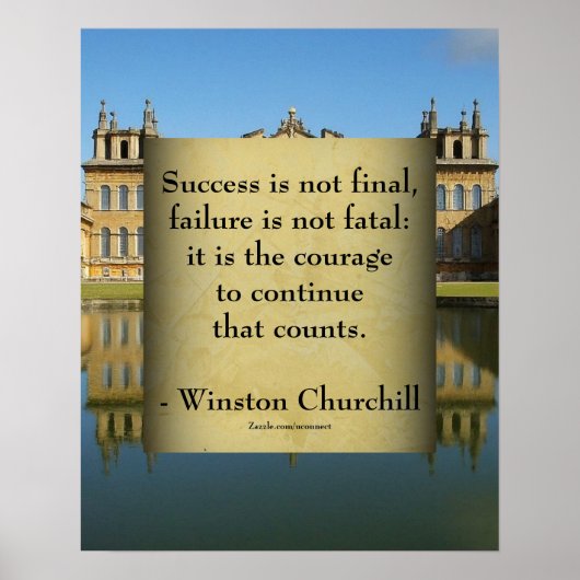 Winston Churchill: Het succes van Blenheim Palace Poster (Voorkant)