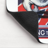 Winston Churchill — houd de lijn vast! Muismat (Hoek)