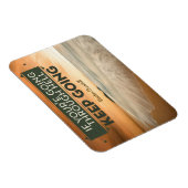 Winston Churchill Inspirerend citaat "Blijf gaan" Magneet (Rechterzijde)