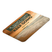 Winston Churchill Inspirerend citaat "Blijf gaan" Magneet (Linkerzijde)