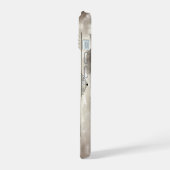 Winston Churchill Inspirerend citaat "Courage" iPhone 15 Case (Linkerkant)