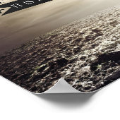 Winston Churchill Inspirerend citaat "Courage" Poster (Hoek)