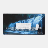 Winston Churchill Inspirerend citaat "Fanatic" Bureaumat (Keyboard & Muis)