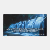 Winston Churchill Inspirerend citaat "Fanatic" Bureaumat (Voorkant)