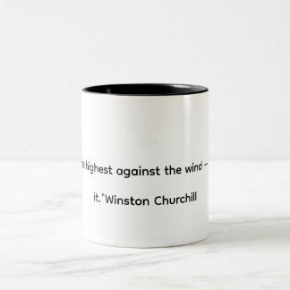 Winston Churchill Inspirerende Quote Mok – Vlieger