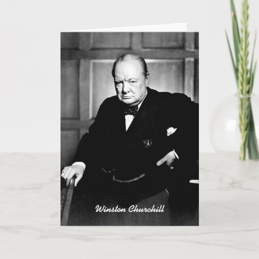 Winston Churchill Kaart (Voorkant)