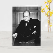 Winston Churchill Kaart (Gele Bloem)