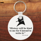 Winston Churchill Keyring - Citaat 18 Sleutelhanger (Voorkant)