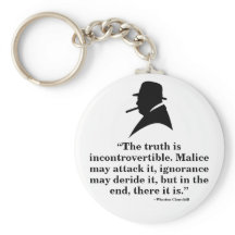 Winston Churchill Keyring - Citaat 21