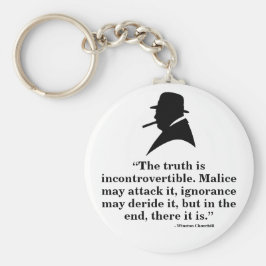Winston Churchill Keyring - Citaat 21 Sleutelhanger