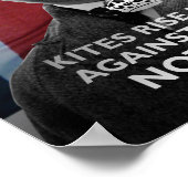 Winston Churchill-"Kites Rise Hoogste" Poster (Hoek)