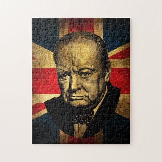 Winston Churchill Legpuzzel (Verticaal)