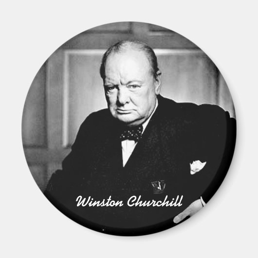 Winston Churchill Magneet (Voorkant)