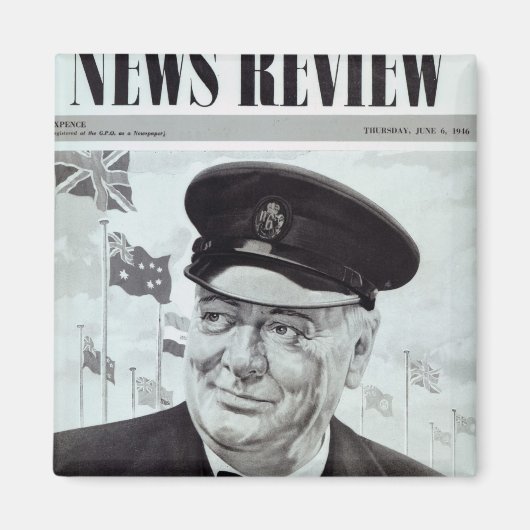 Winston Churchill Magneet (Voorkant)