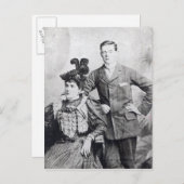 Winston Churchill met zijn moeder 2 Briefkaart (Voorkant / Achterkant)
