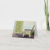 Winston Churchill: "Moed" Inspirerend quote Bedankkaart (Voorkant)