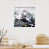 Winston Churchill Motivatie SUCCESQUOTE Poster (Keuken)