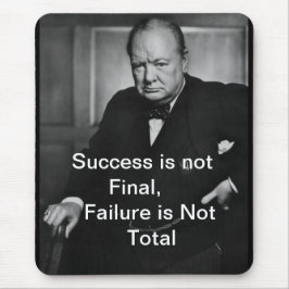Winston Churchill - Mousepad - Succes Muismat