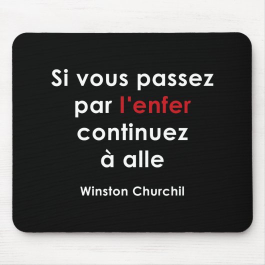 Winston Churchill Muismat (Voorkant)