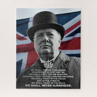 Winston Churchill "Nooit ingeleverd" Legpuzzel