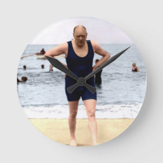 Winston Churchill op de grond Ronde Klok