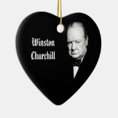 Winston Churchill Ornaments Keramisch Ornament (Rechts)