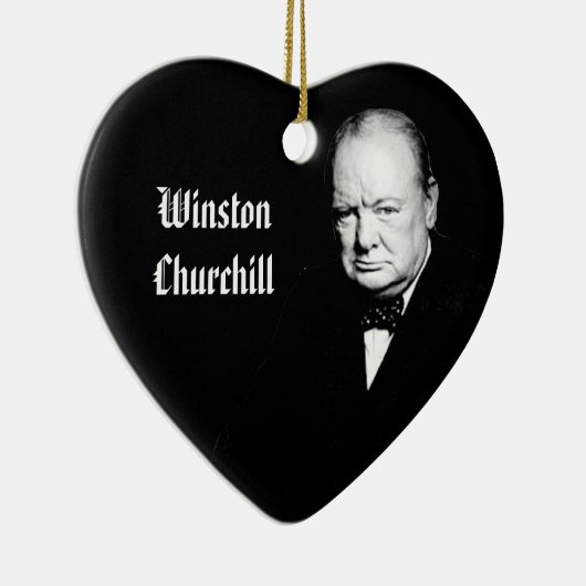 Winston Churchill Ornaments Keramisch Ornament (Rechts)