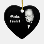 Winston Churchill Ornaments Keramisch Ornament (Voorkant)