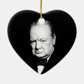 Winston Churchill Ornaments Keramisch Ornament (Achterkant)