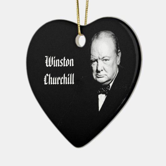 Winston Churchill Ornaments Keramisch Ornament (Links)