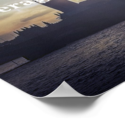 Winston Churchill over de democratie Poster (Hoek)