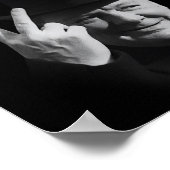 Winston Churchill over de democratie Poster (Hoek)