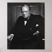 Winston Churchill Poster (Voorkant)